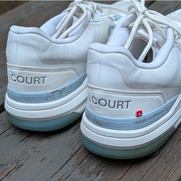 On Cloud The Roger Clubhouse Pro White Ice Blue Men\'s Size 10.5 Tennis Sneakers main image 6